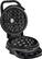 Angle. CHEFMAN - Volcano Digital Waffle Maker - Black.