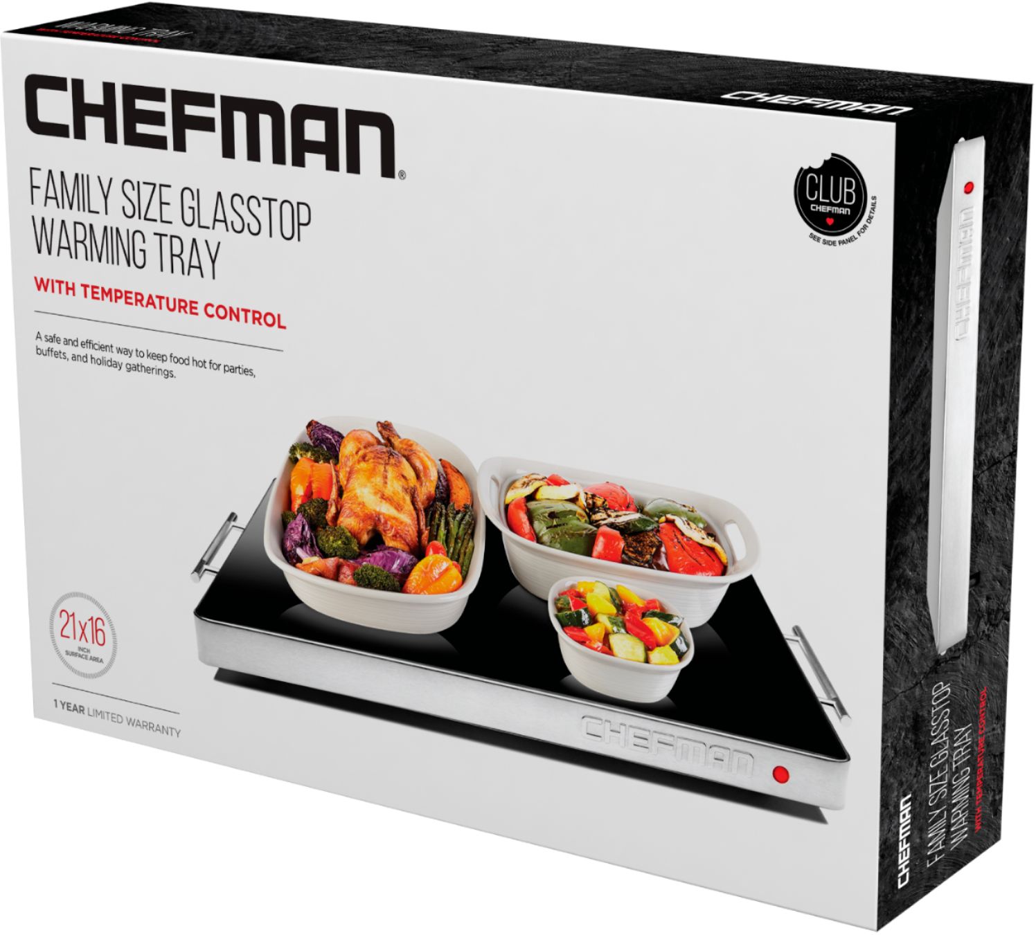 Chefman Electric Warming Tray, 23.75 x 16.15 - Macy's