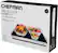 Alt View 13. CHEFMAN - 400W Glass-top Warming Tray with Temperature Control - Black.