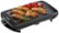 Angle Zoom. Chefman - Electric Smokeless Indoor Grill with Nonstick Coating - Black.