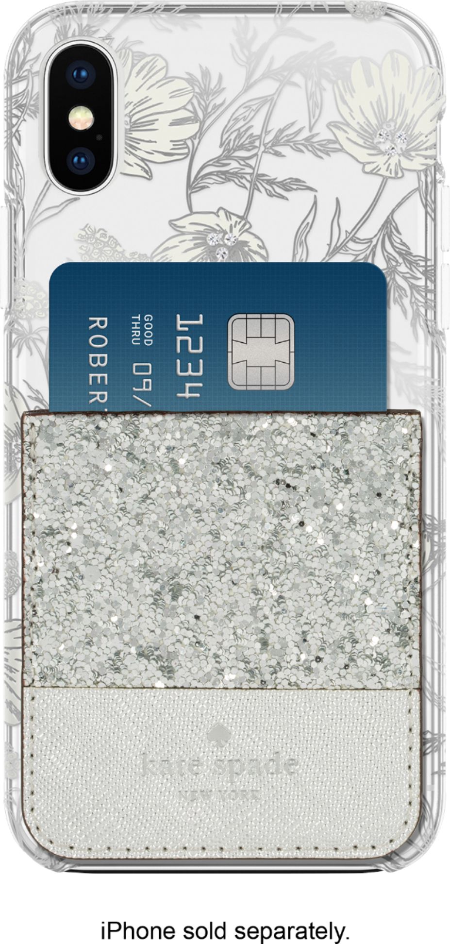 kate spade new york - Sticker Pocket - Silver