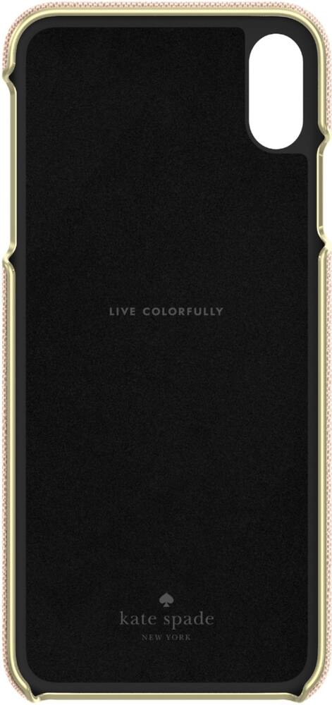 protective case for apple iphone xs max - saffiano rose gold protective case for apple iphone xs max - saffiano rose gold