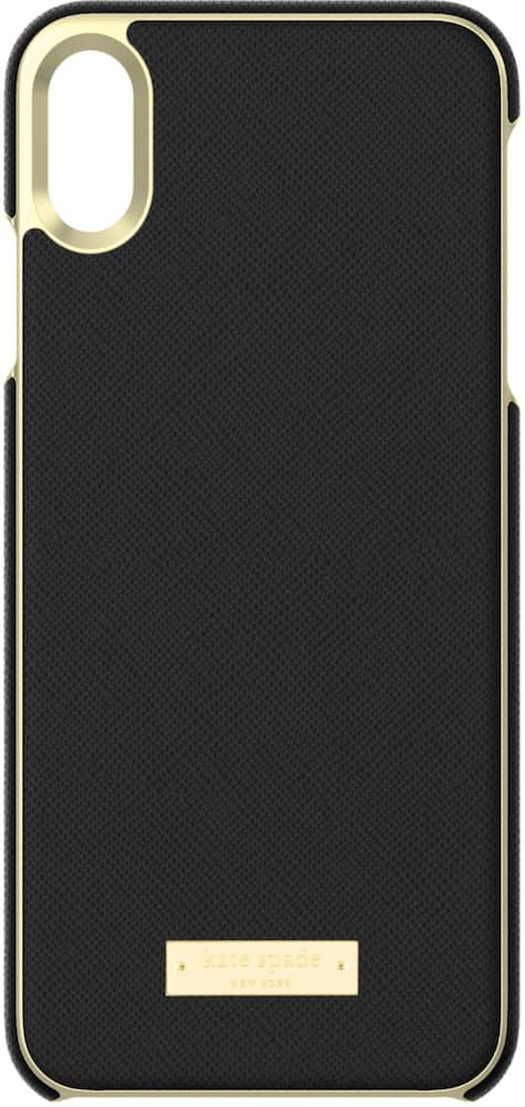 protective case for apple iphone xs max - saffiano black