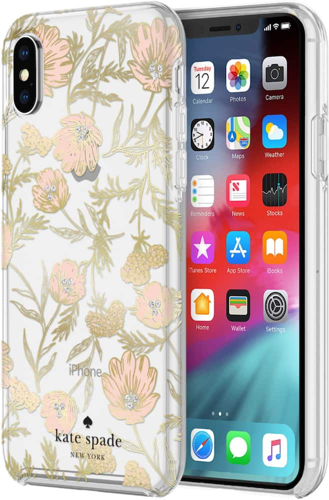 protective case for apple iphone xs max - blossom blush