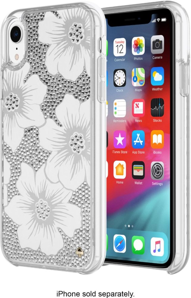 protective case for apple iphone xr - hollyhock glitz