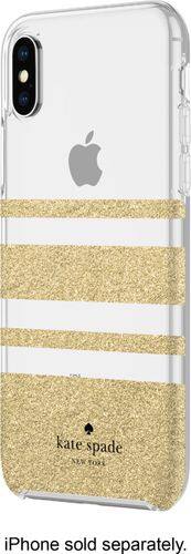 kate spade new york - Protective Case for Apple® iPhone® XS Max - Charlotte Gold-Front_Standard 