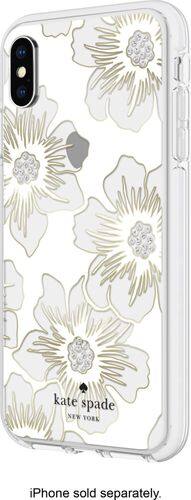 kate spade new york - Protective Case for Apple® iPhone® X and XS - Hollyhock Protect-Front_Standard 