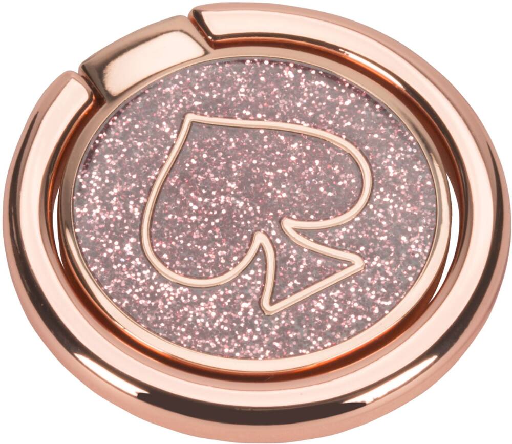 hardshell case + ring for apple iphone xs max - rose gold glitter/clear hardshell case + ring for apple iphone xs max - rose gold glitter/clear