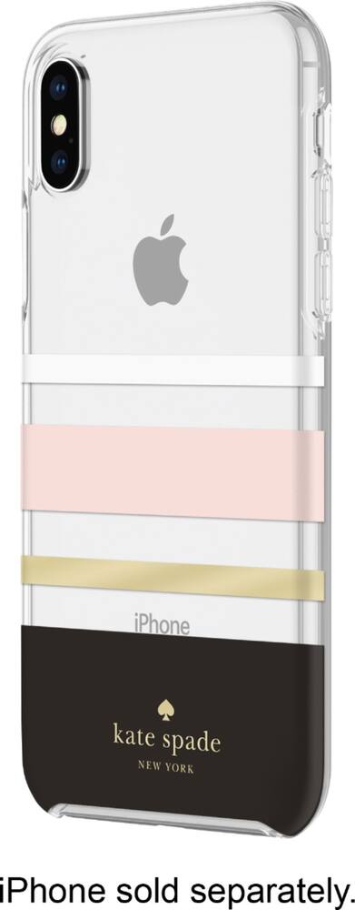 case for apple iphone xs max - charlotte stripe black case for apple iphone xs max - charlotte stripe black