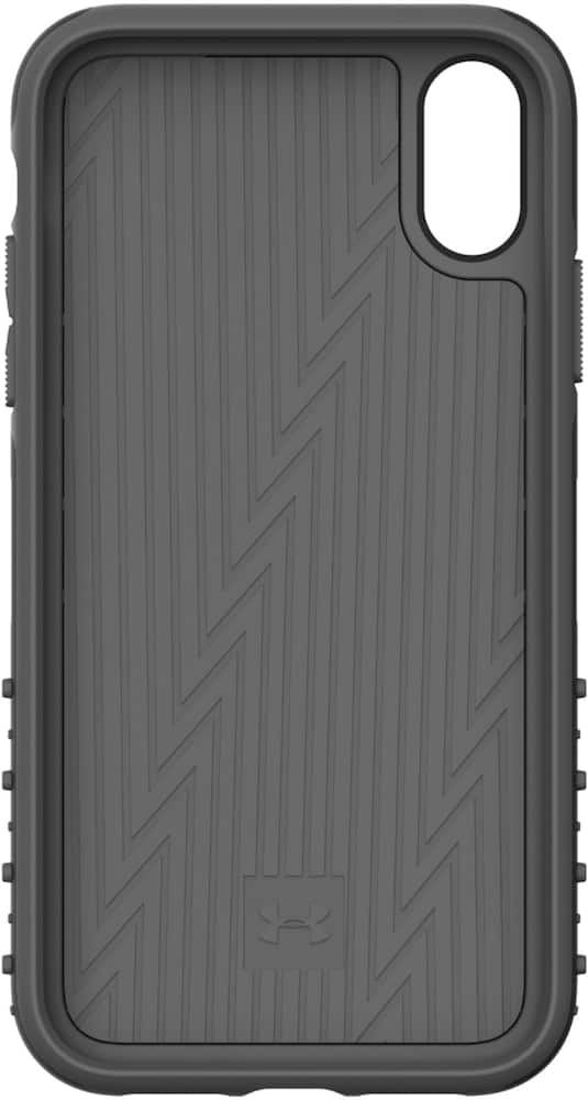 protect grip case for apple iphone xr - gray/black