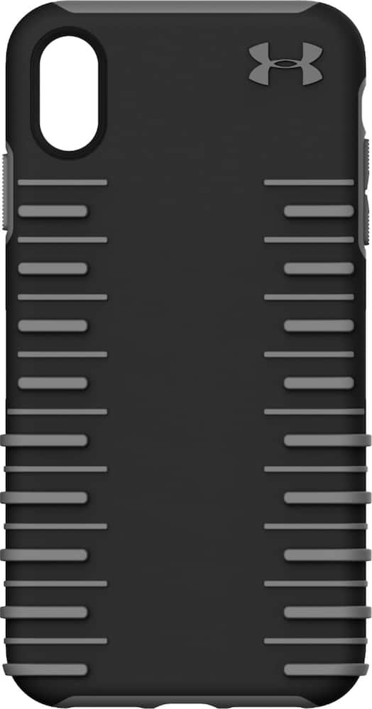 ua protect grip case for apple iphone xs max - gray/black ua protect grip case for apple iphone xs max - gray/black