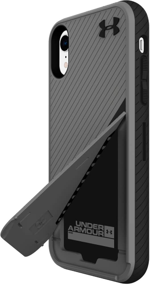 protect stash case for apple iphone xr - gray