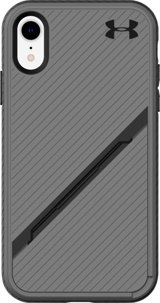 protect stash case for apple iphone xr - gray