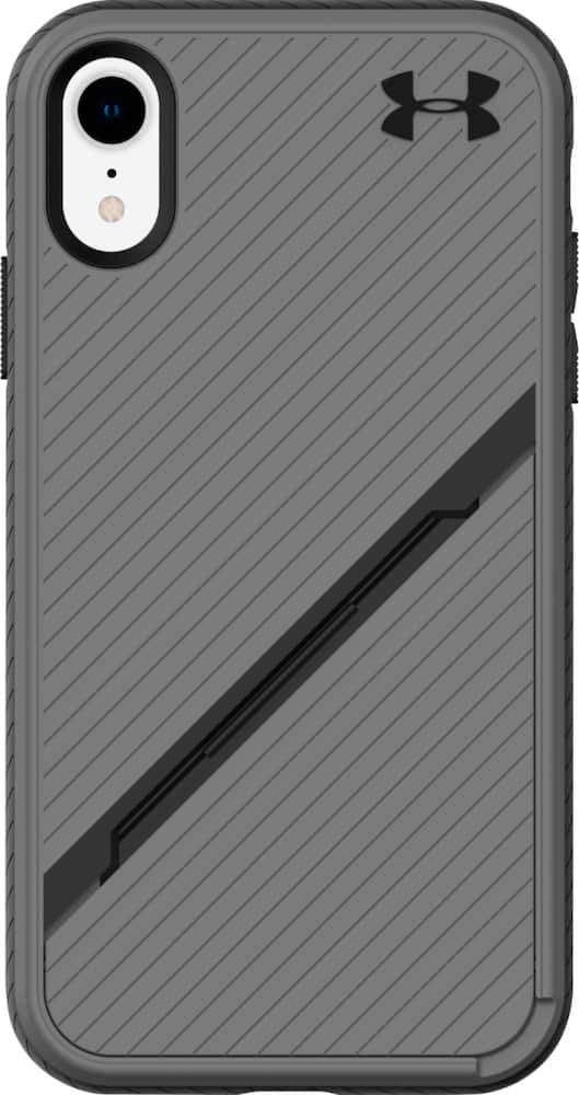 protect stash case for apple iphone xr - gray