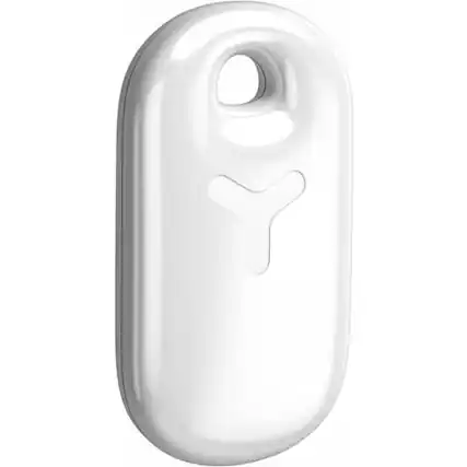 Angle. Yepzon - One GPS Item Tracker - White.