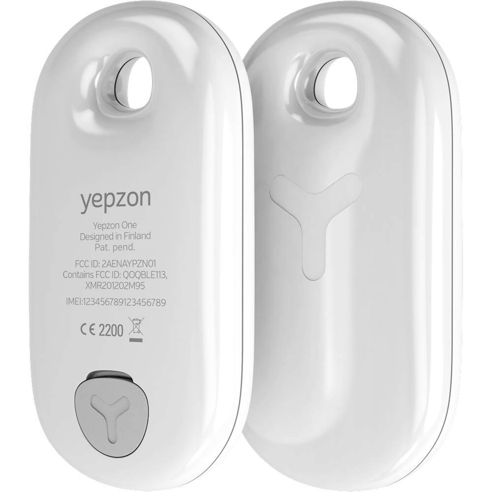 Alt View 12. Yepzon - One GPS Item Tracker - White.