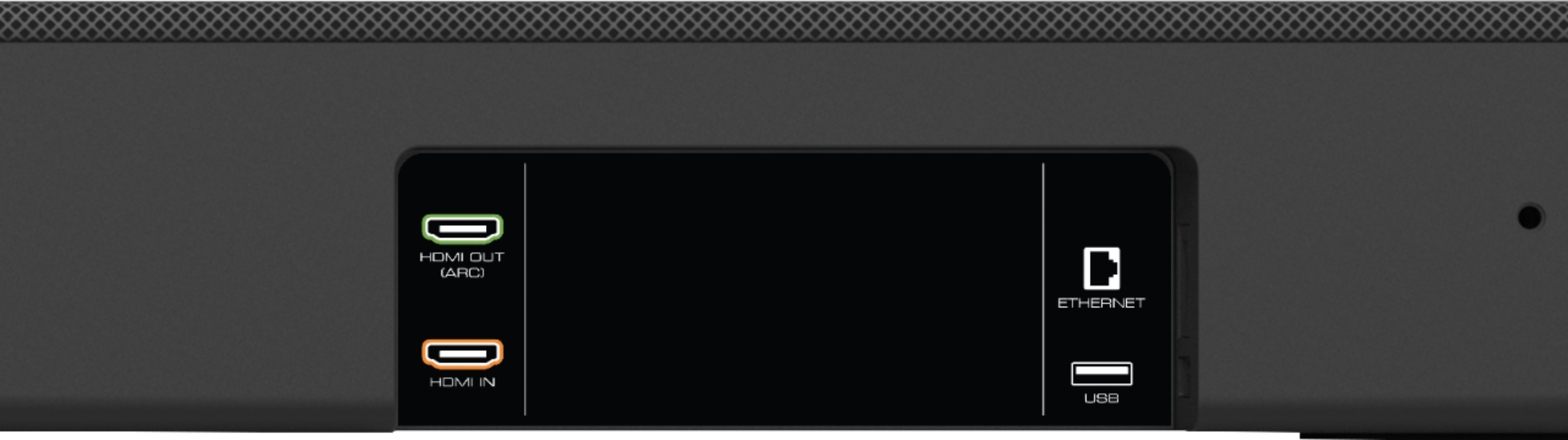 Back View: VIZIO - 5.1.2-Channel Soundbar with Wireless Subwoofer and Dolby Atmos - Black