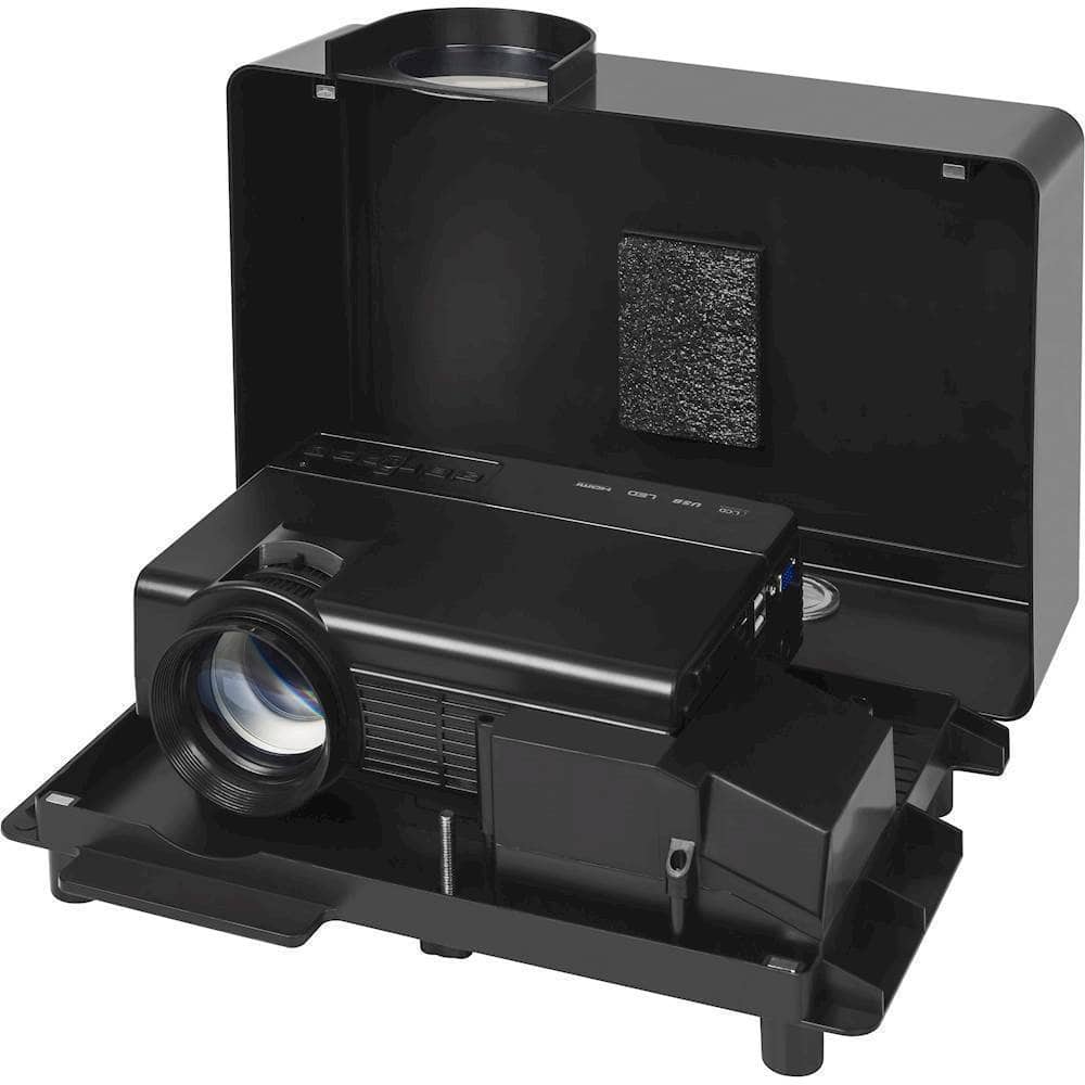 Alt View 12. Mr. Drive In - Outdoor Home Theater Projector - Black.