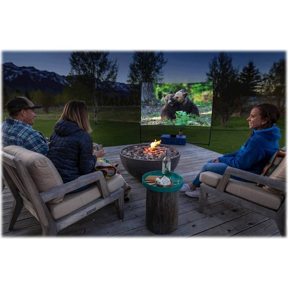 Alt View 19. Mr. Drive In - Outdoor Home Theater Projector - Black.