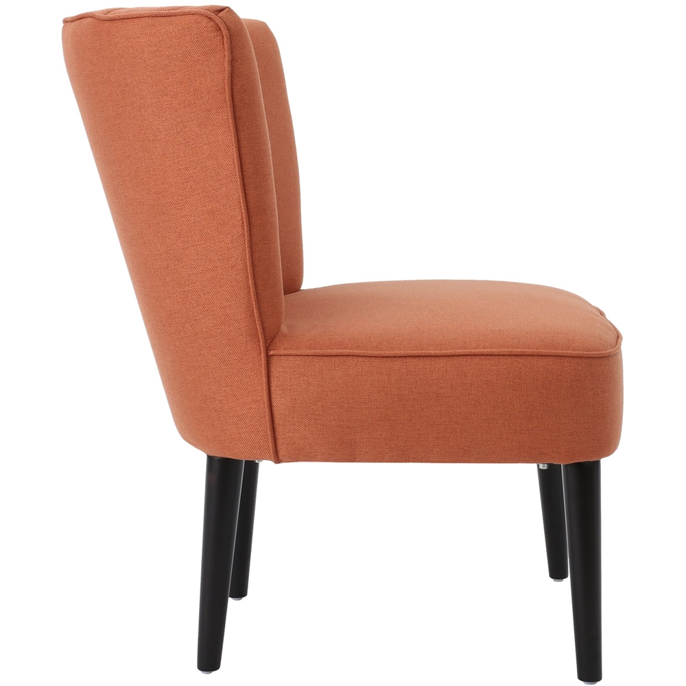 Left View: Noble House - Hardeman Accent Chair - Orange