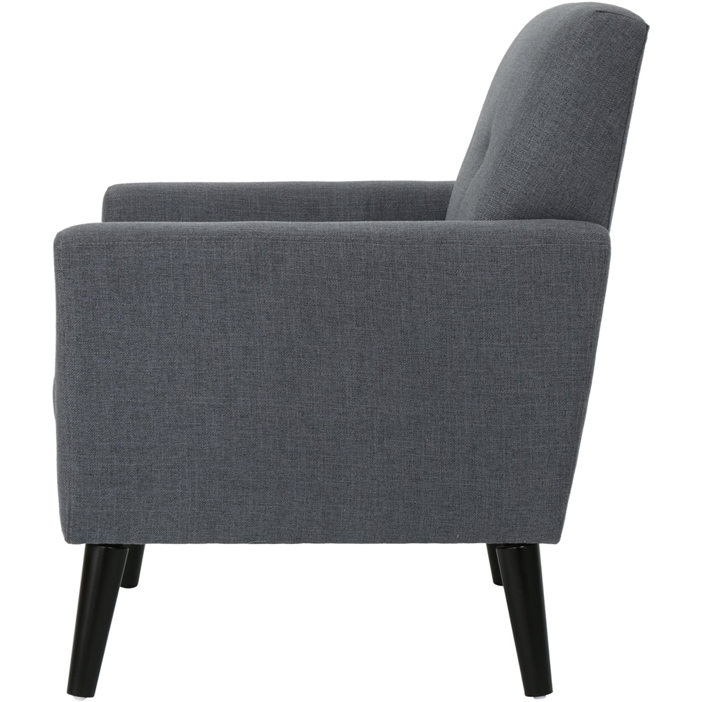 Angle View: Noble House - Highland Club Chair - Light Gray