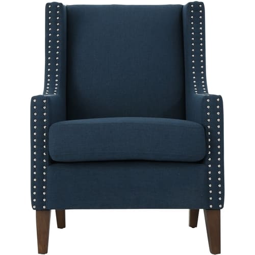 Noble House - Bluefield Arm Chair - Navy Blue