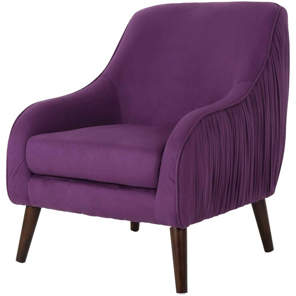 Left View: Noble House - Tempe Armchair - Purple