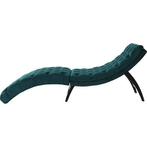 Noble House - Janesville Tufted Chaise Lounge - Teal