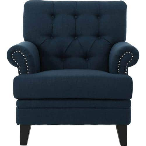 Noble House - Fultondale Club Chair - Navy Blue