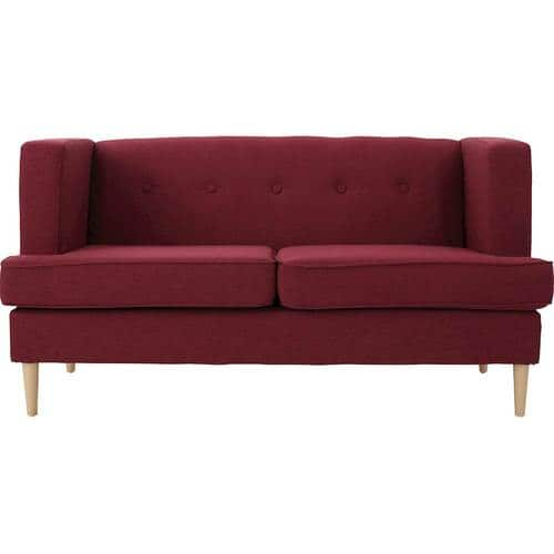 Noble House - Digby Loveseat - Deep Red