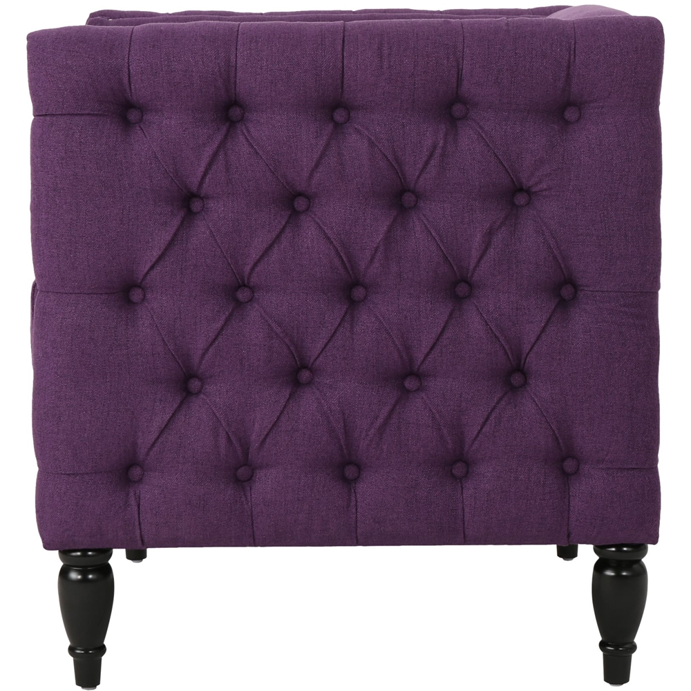 Angle View: Noble House - Maricopa Club Chair - Purple