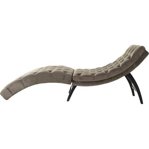 Noble House - Janesville Tufted Chaise Lounge - Gray/Dark Brown