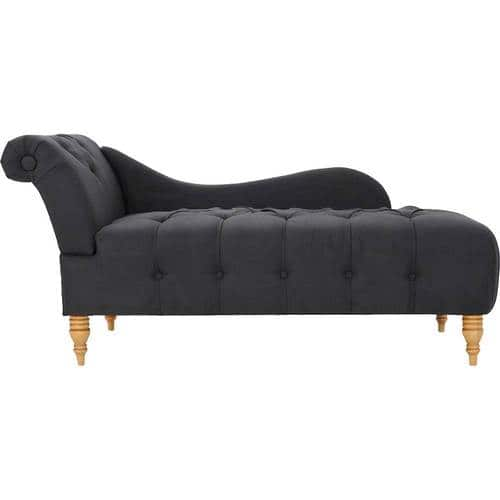 Noble House - Bandera Chaise Lounge - Dark Charcoal