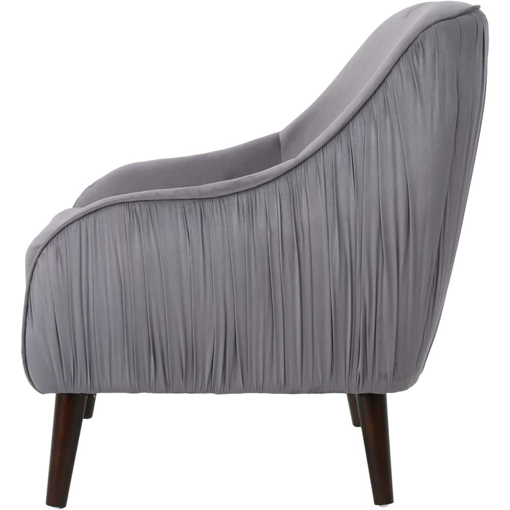 Angle View: Noble House - Tempe Arm Chair - Gray