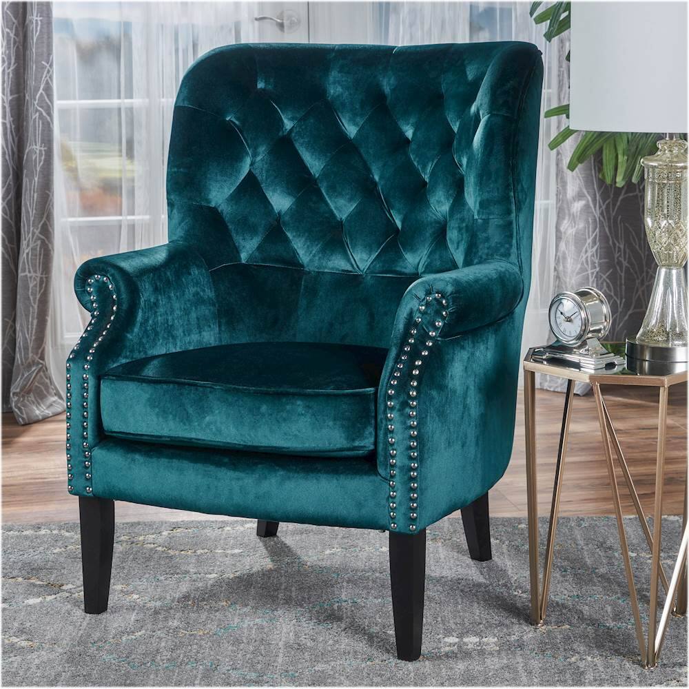 Best Buy Noble House Wimberley Club Chair Teal 301262