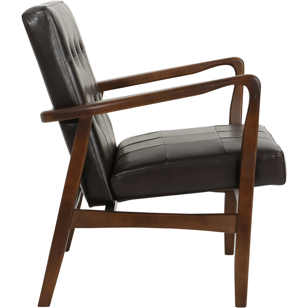 Left View: Noble House - Foley Arm Chair - Brown