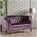 Alt View 14. Noble House - Victoria New Velvet Loveseat - Blackberry.