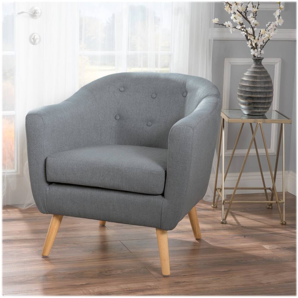 Best Buy Noble House Bakersfield Club Chair Charcoal 299771