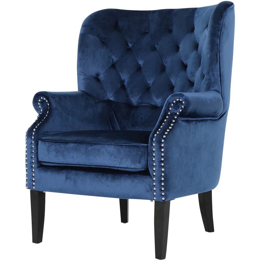 Left View: Noble House - Wimberley Club Chair - Cobalt