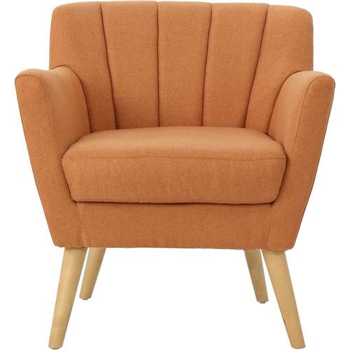 Noble House - Franklin Club Fabric Armchair - Orange