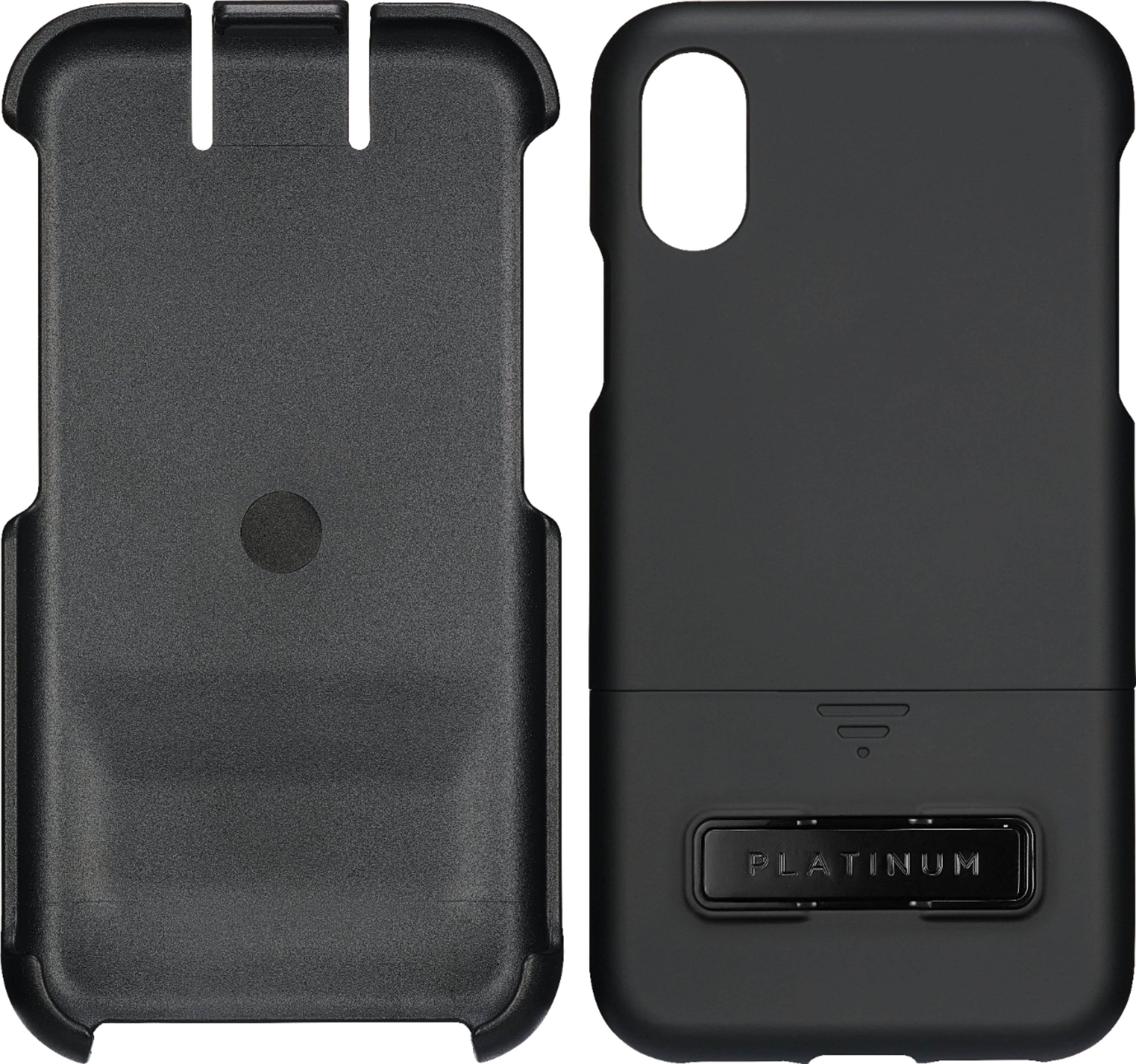 Platinum Holster Kickstand Case For Apple Iphone X And Xs Black Pt Maxhkbj Best Buy