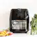 Alt View 18. Chefman - 6L Digital Air Fryer, Dehydrator, Rotisserie Combo - Black.