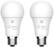 Alt View 11. C by GE - A19 Bluetooth Smart LED Bulb with Google Assistant/Alexa/HomeKit (2-Pack) - Adjustable White.