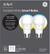 Alt View 12. C by GE - A19 Bluetooth Smart LED Bulb with Google Assistant/Alexa/HomeKit (2-Pack) - Adjustable White.