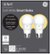 Alt View Zoom 12. C by GE - A19 Bluetooth Smart LED Bulb with Google Assistant/Alexa/HomeKit (2-Pack) - White Only.
