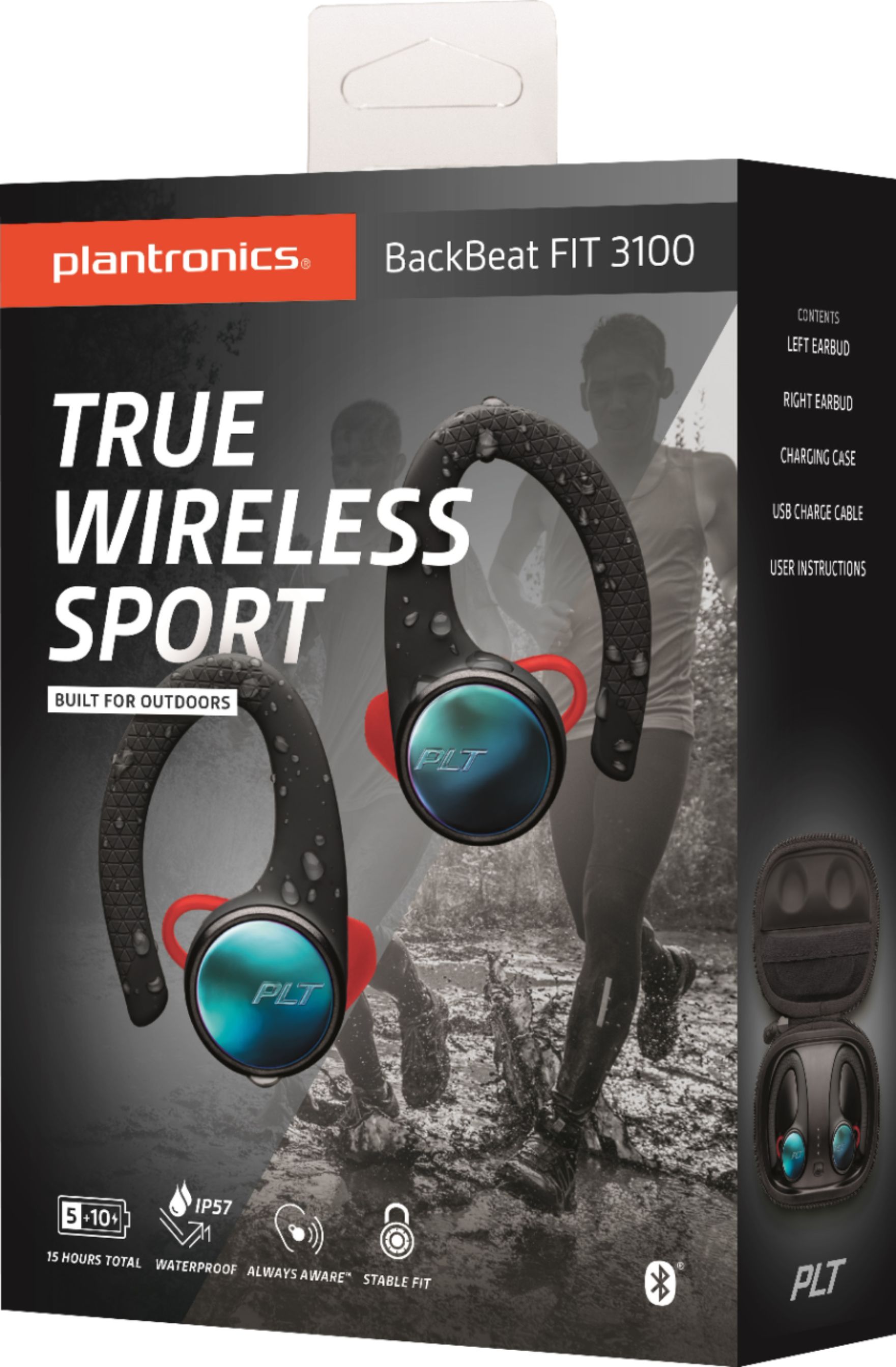 plantronics backbeat fit 3100 true wireless headphones