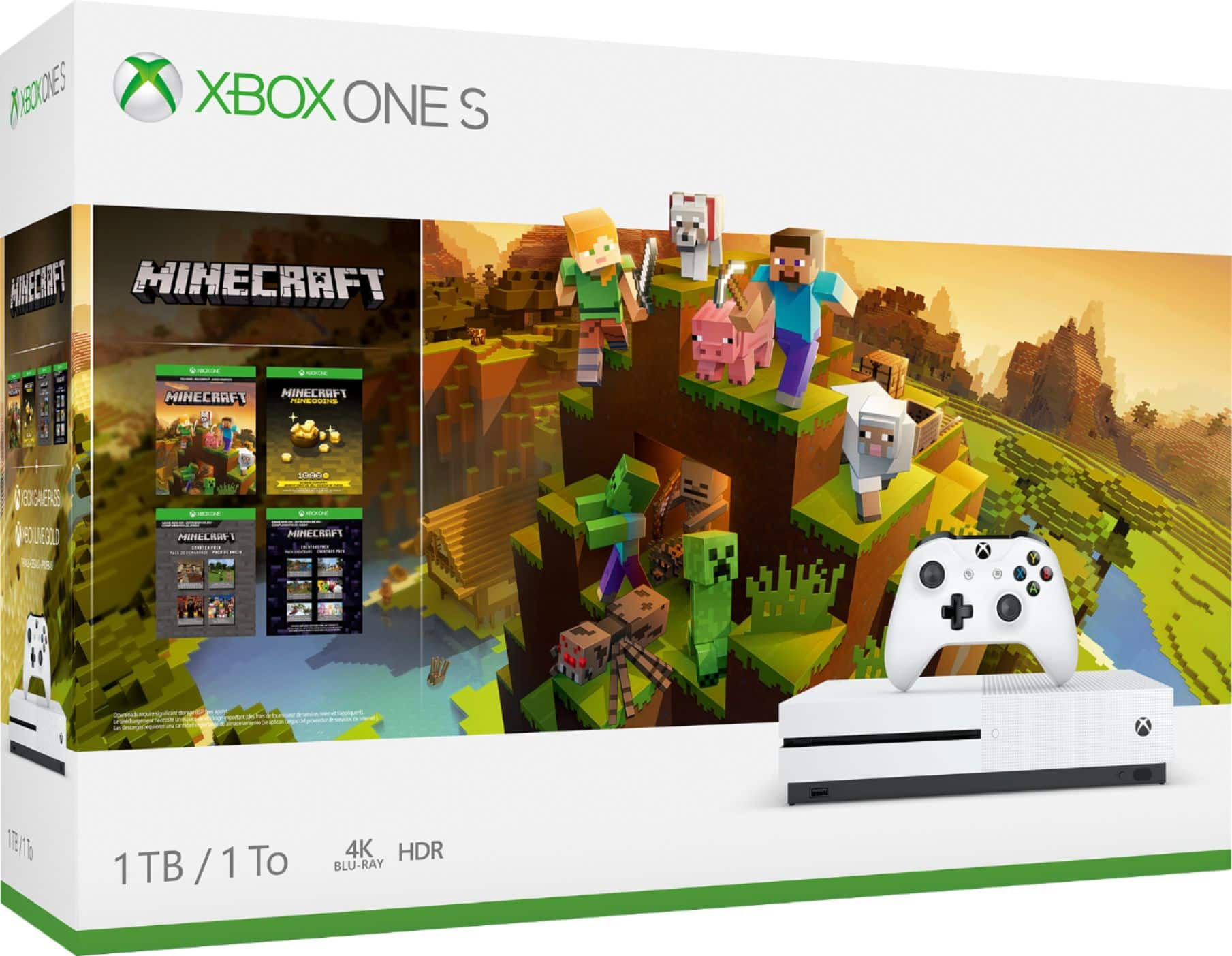 Microsoft Xbox One S 1TB Minecraft Creators Bundle with Best Buy