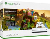 Front Zoom. Microsoft - Xbox One S 1TB Minecraft Creators Bundle with 4K Ultra HD Blu-ray - White.