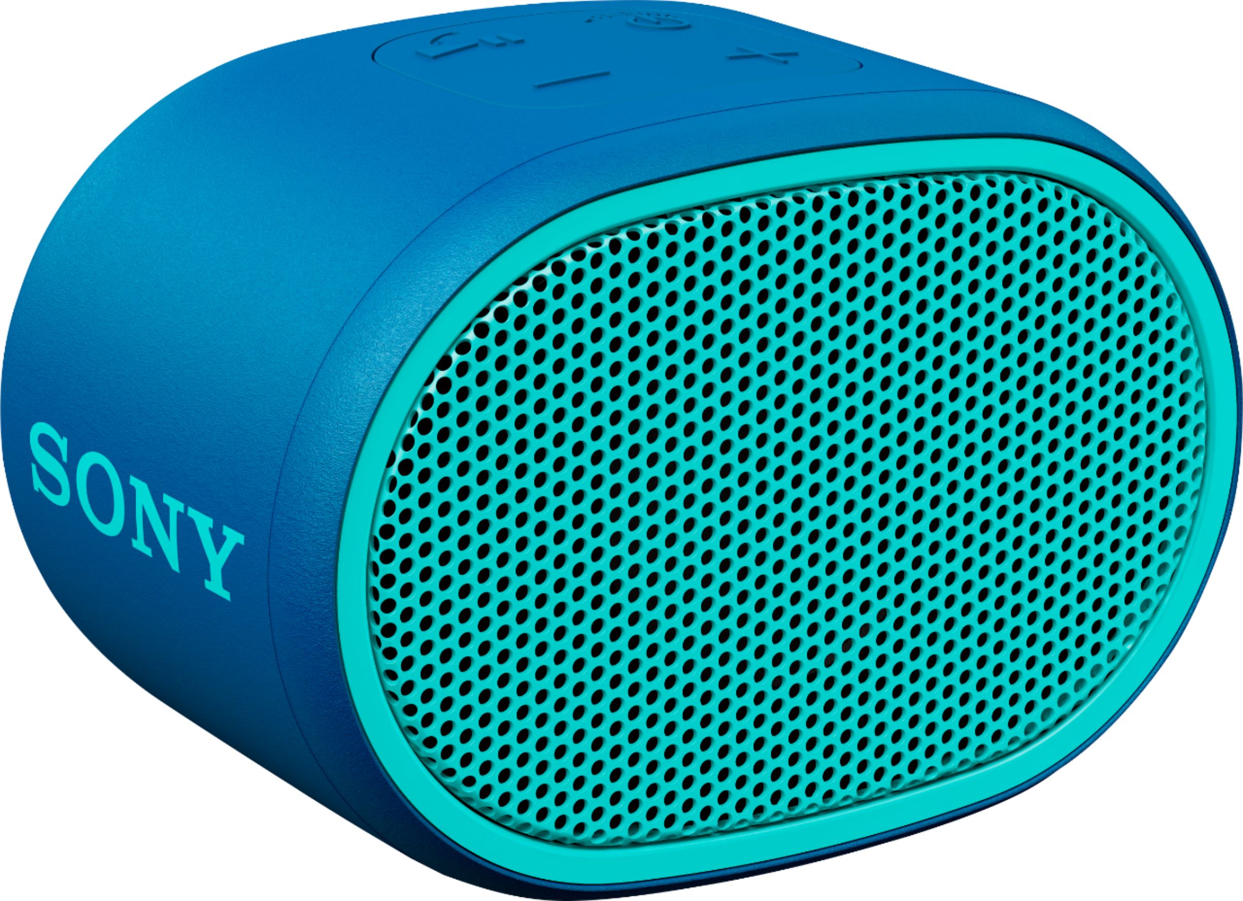 Angle View: Sony - SRS-XB01 Portable Bluetooth Speaker - Blue
