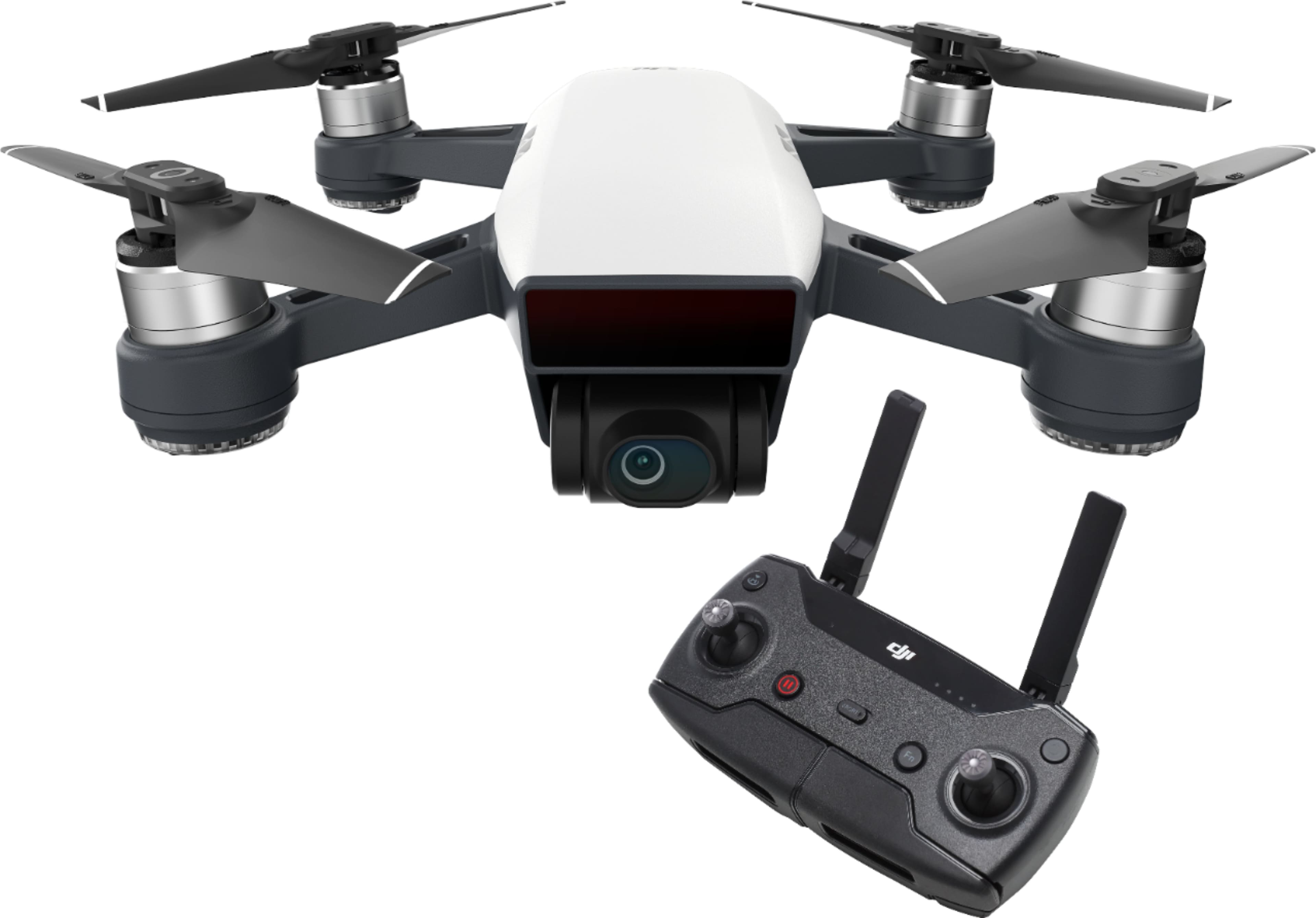 dji spark alpine white with remote control